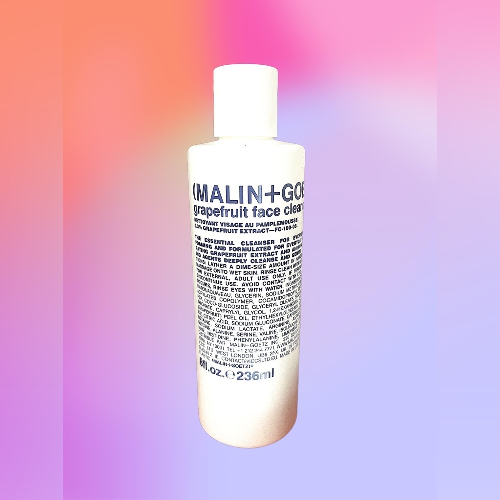Malin+Goetz Grapefruit Face Cleanser 8 oz NWOB & Sealed